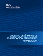 Portada Glosario de términos de planificación