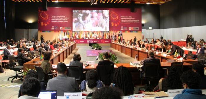 La Viceministra del Ministerio Relaciones Exteriores y Culto, Lorena Aguilar Revelo, presentó el informe del avance de trabajo del país