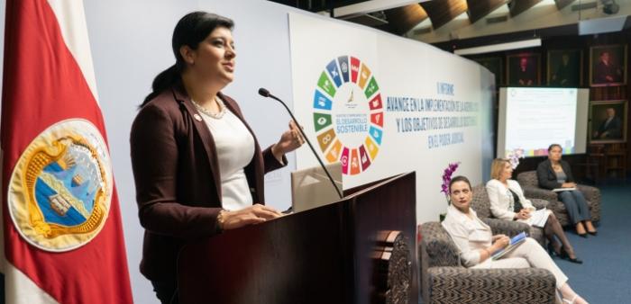 María del Pilar Garrido, Ministra de Planificación Nacional y Política Económica y Coordinadora de la Secretaría Técnica de los ODS en Costa Rica