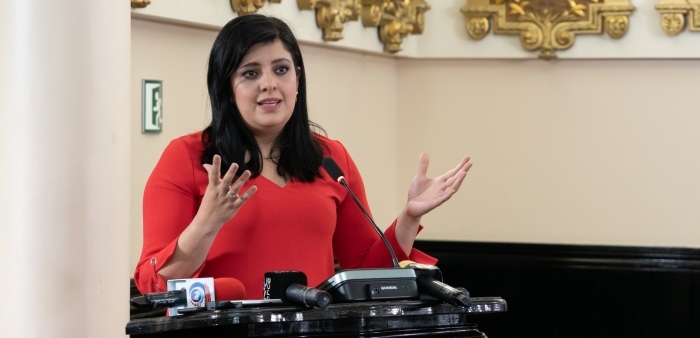 La ministra de MIDEPLAN, María del Pilar Garrido Gonzalo, presentó el presupuesto 2020 para Mideplan.