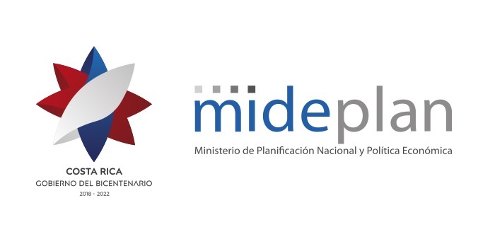 Logos presidencia y Mideplan
