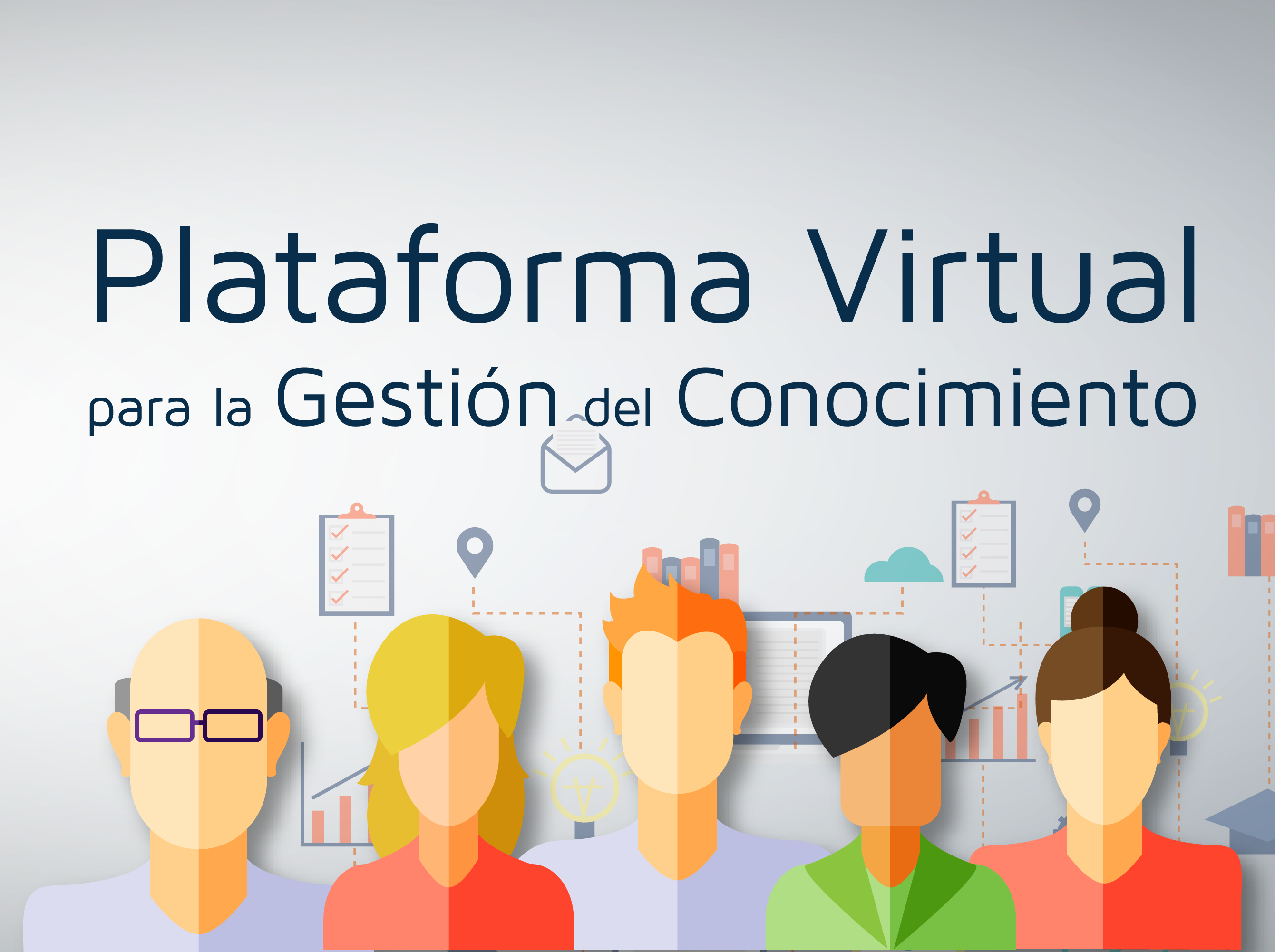 imagen ilustrativa Plataforma. virtual para la gestión del conocimiento