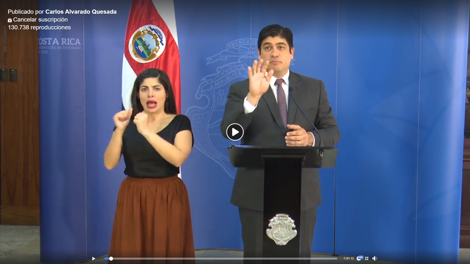 Video de transmisión en Facebook