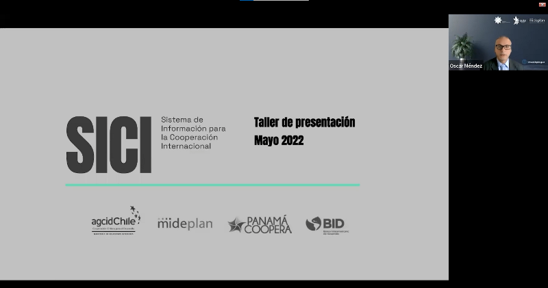 Presentación Óscar Méndez, de Cooperación Internacional de Mideplan