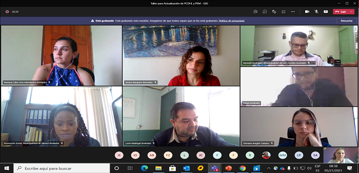 capacitación Mideplan IFAM