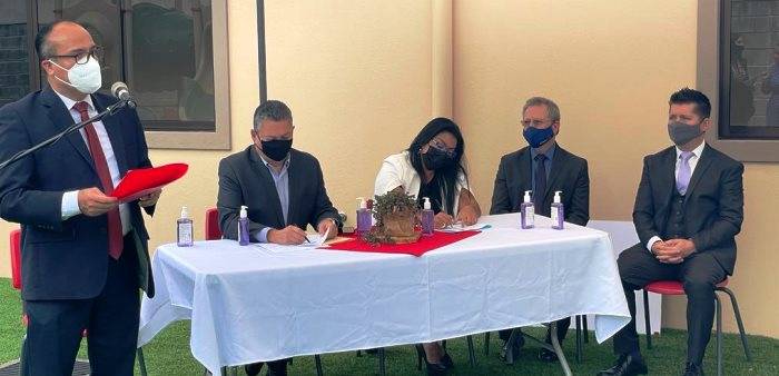 Acto de entrega del galardón a la Municipalidad de San José