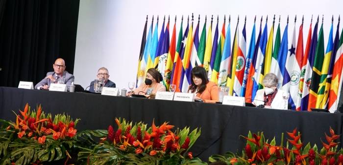 Pilar Garrido, ministra de Mideplan presidió la intervención de los ministros y embajadores de la Región de América latina y El Caribe