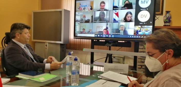 De manera virtual se reunioeron las delegaciones de Costa Rica y España