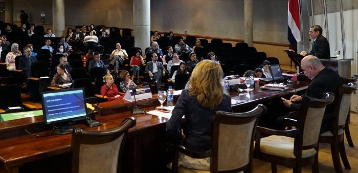 Presentación de Marlon Navarro, ministro ai de Mideplan