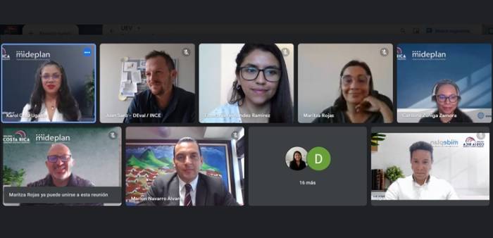 Reunión Virtual de la Plataforma Nacional de Evaluación
